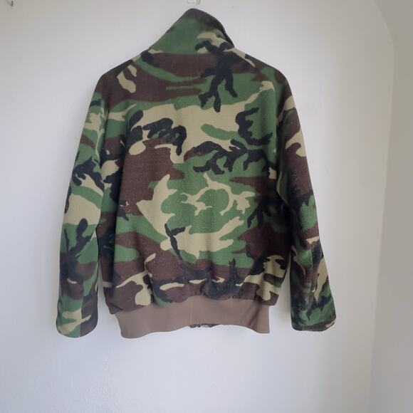 Vintage Cabela’s Camo Gore-Tex Bomber Jacket USA Unisex Med Huning Funnel Neck - Picture 6 of 10